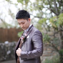 先輩花嫁y A Wedding さんの新郎ヘアセットのアルバム写真まとめ ウェディングニュースブライズ