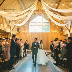 バーン アンド フォレスト（BARN&FOREST）で挙げたreika_wedding2023さんの結婚披露宴・挙式カバー写真1枚目