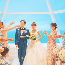 アートグレイス オーシャンフロントガーデンチャペル 沖縄で挙げたct_wd_2411さんの結婚披露宴・挙式カバー写真1枚目