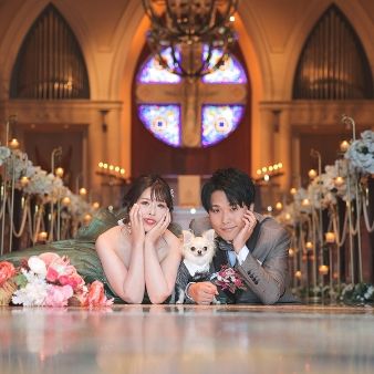 【愛犬・ペットと叶える感動WD】ペット婚演出体験×最旬会場見学