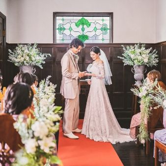 【アンティーク邸宅でレトロW】神戸市伝統的建造物で結婚式体験