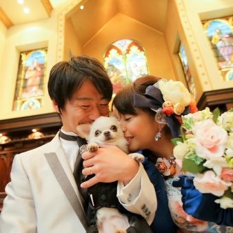 【ペットと叶う結婚式】挙式＆披露宴も一緒に♪限定特典付き★