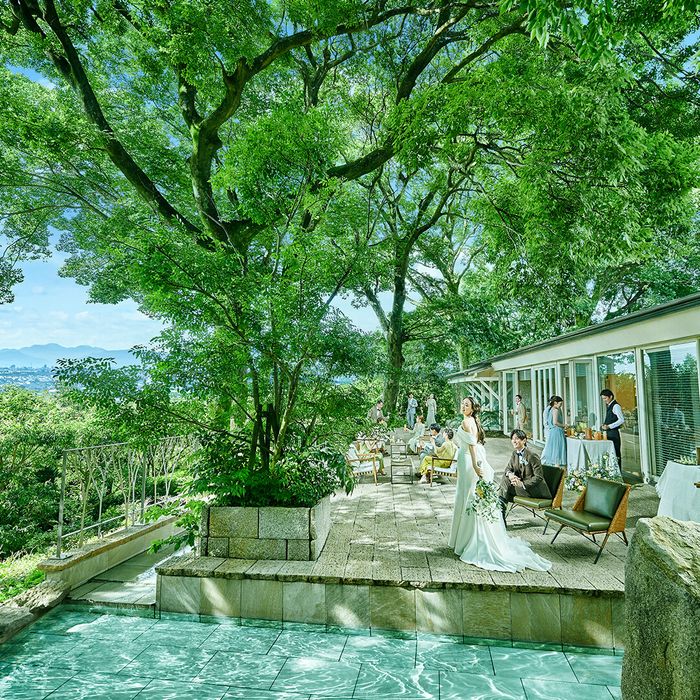 【熊本県1位受賞の美食】森のチャペル×高台の貸切邸宅！黒毛和牛と車海老のリゾット試食＊1軒目来館特典あり