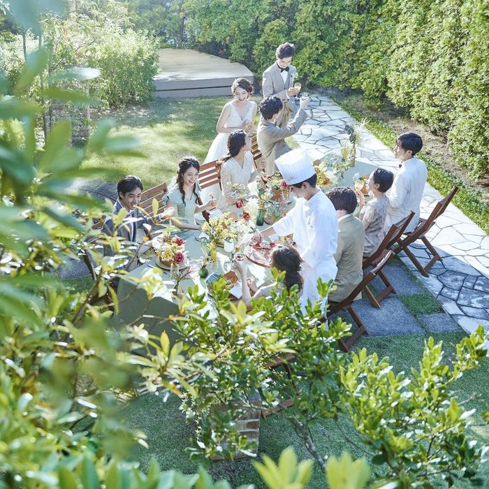 花嫁人気No.1◆広大なガーデン×貸切邸宅ALL体験*キャビア試食