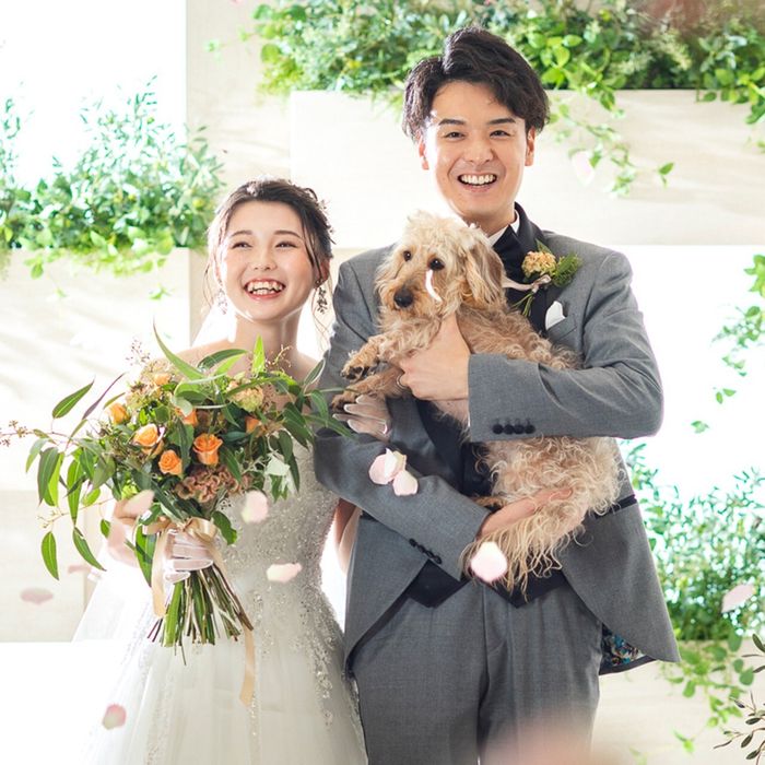 木曜premium*【愛犬と一緒に結婚式】見学から打ち合わせ、本番も制限なく…大切な家族と一日を叶える自由なペットウェディング／ゲストのペットも参加OK！