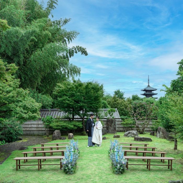 【特別な挙式がしたい方へ】選べる挙式スタイル×700坪庭園見学＜神社式×ガーデン挙式×チャペル挙式etcじっくり相談できる！＞