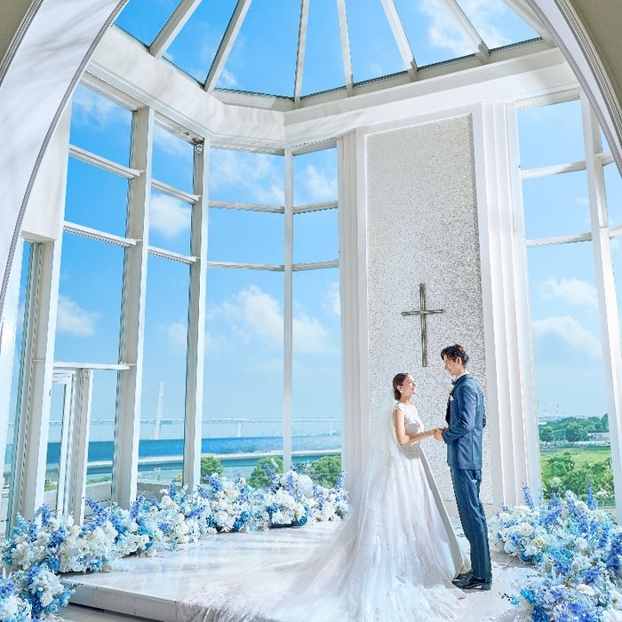 【WeddingNews限定*BIG開催◆140万優待Cafeチケ1万】AM来館でドレス2着(35万円分)OFF&国産牛フィレ等4万円コース試食◎天高15Mチャペル×貸切4邸宅*party体験♪