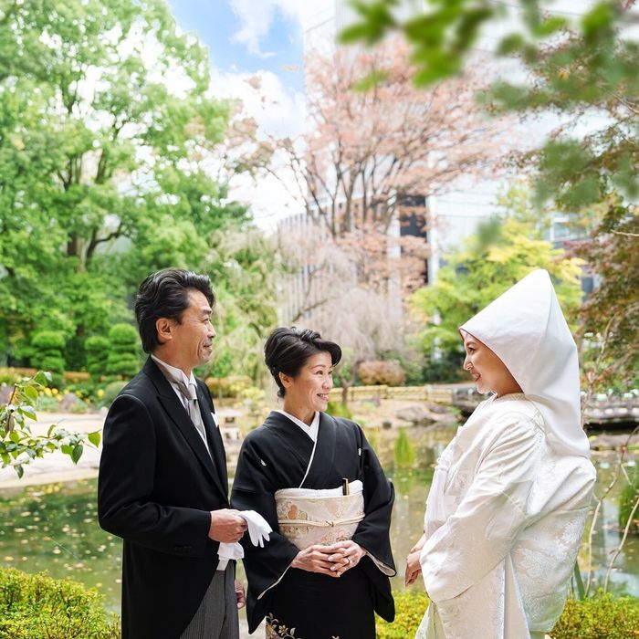 【親御様も一緒に参加OK】伝統的な神社婚*広大な庭園×美食体験