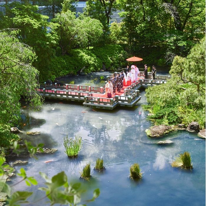 【祝日BIG*最大85万優待】神社挙式×絶品試食×"貸切"庭園体験