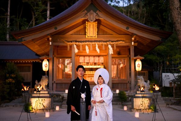 【太宰府・竈戸神社で神前式】アルカディアＧが神社をサポート♪