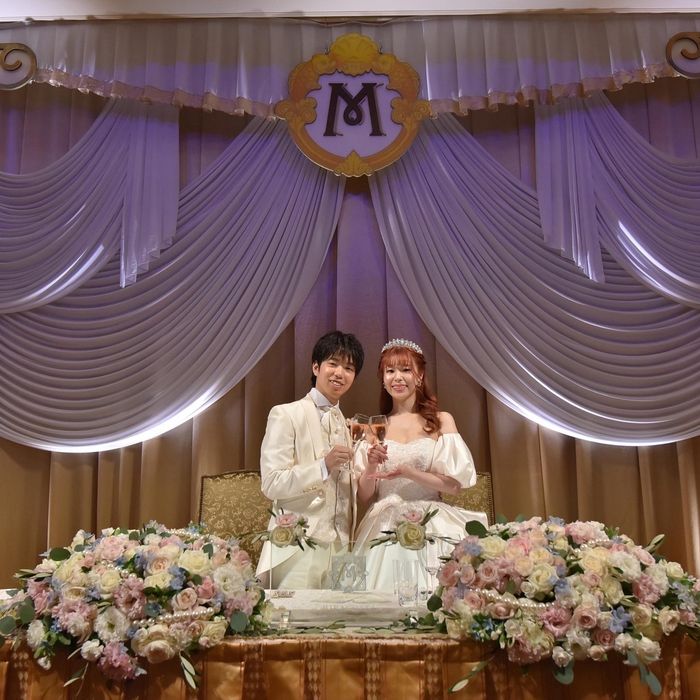 東京ディズニーシー・ホテルミラコスタ®で挙げたmoe_ftw.0722さんの結婚披露宴・挙式カバー写真0枚目