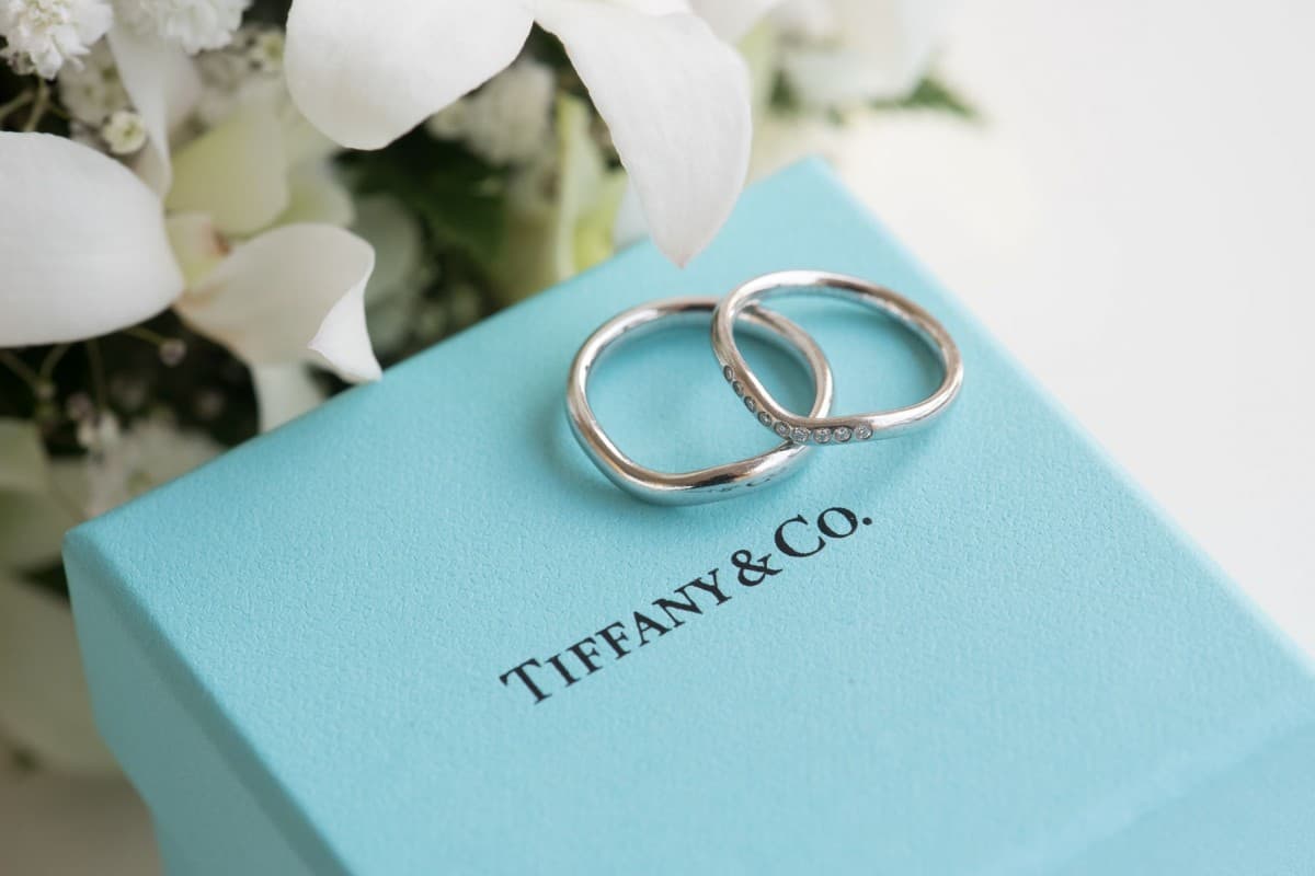 Tiffany 結婚指輪　プラチナ　8号&18号