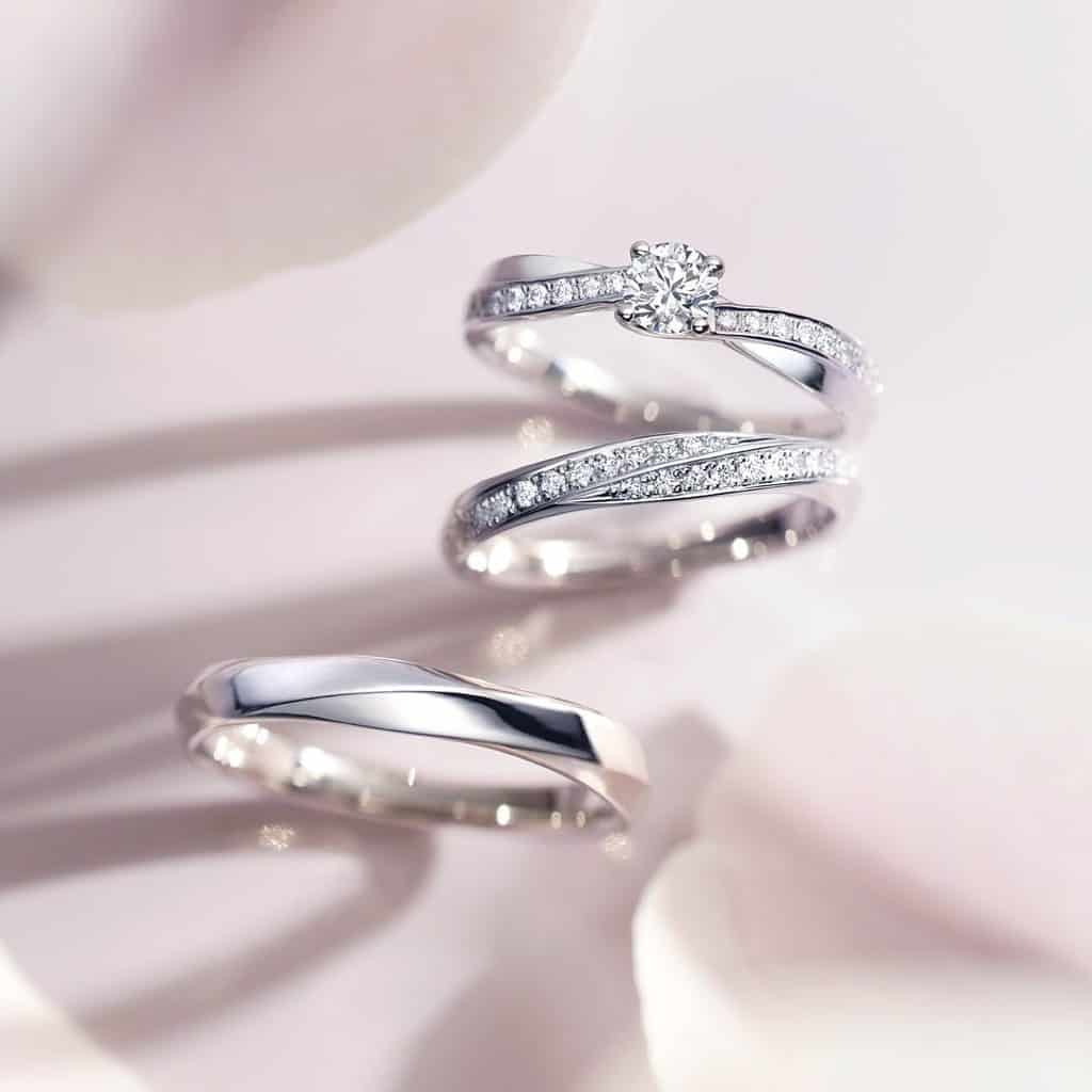 ヴァンドーム青山　pt900 ダイヤモンド　婚約指輪　エンゲージリング　プラチナ